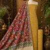 Premium Mustard Yellow Cotton Suit Set with Kalamkari Printed Dupatta | Unstitched Dress Material